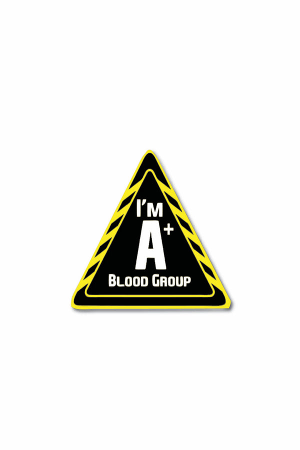 Blood Group Sticker: A+ - ChrisCross.in