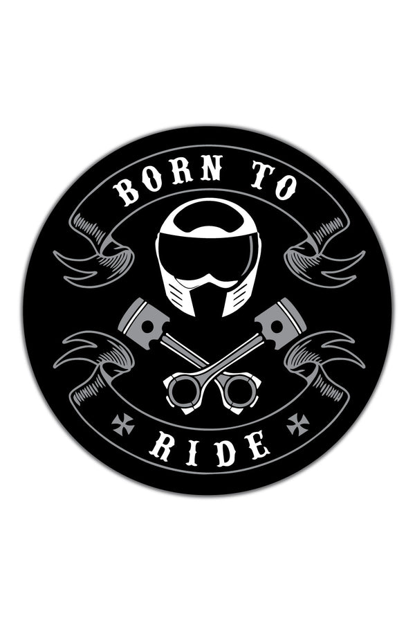 Born To Ride Sticker - ChrisCross.in