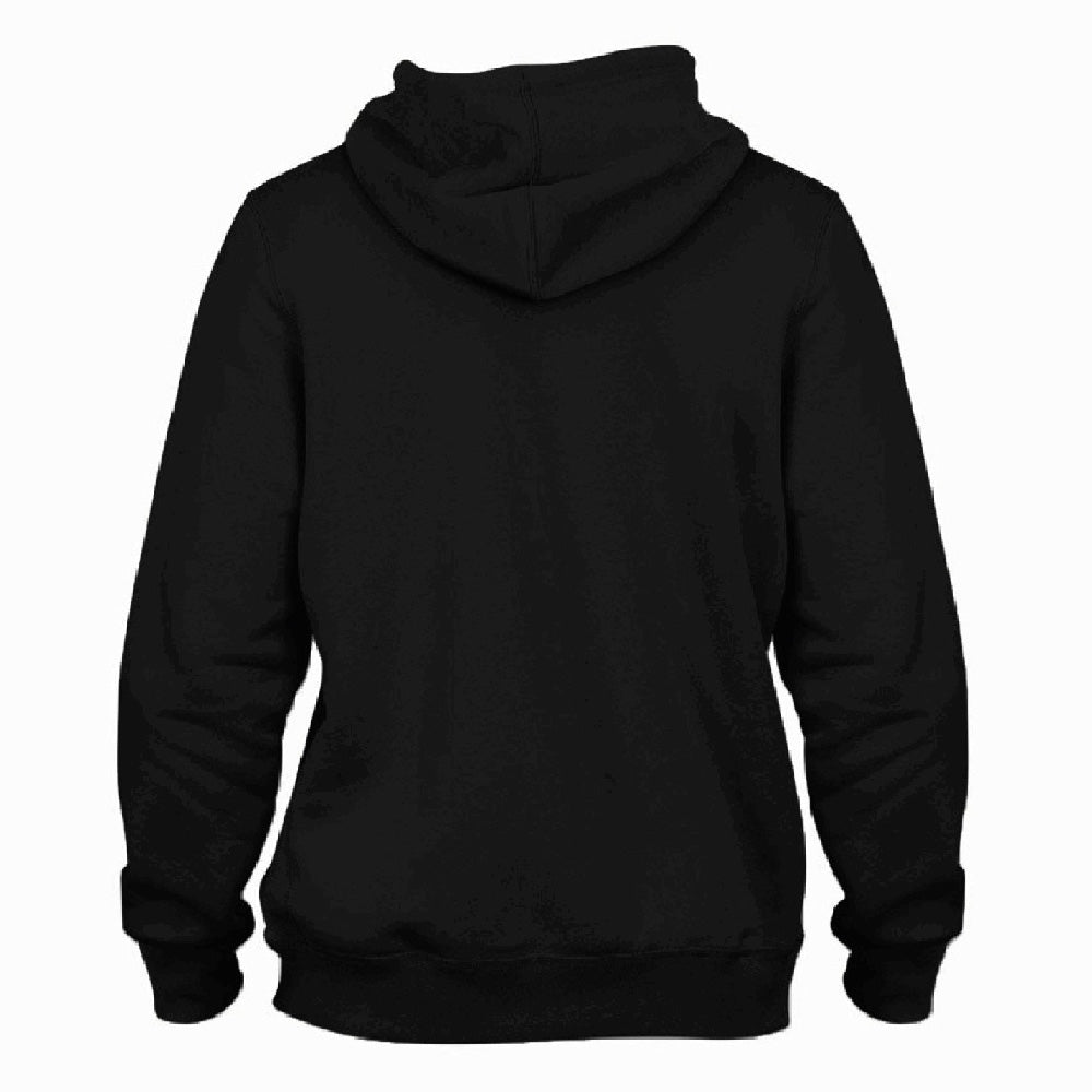 Einfacher schwarzer Hoodie