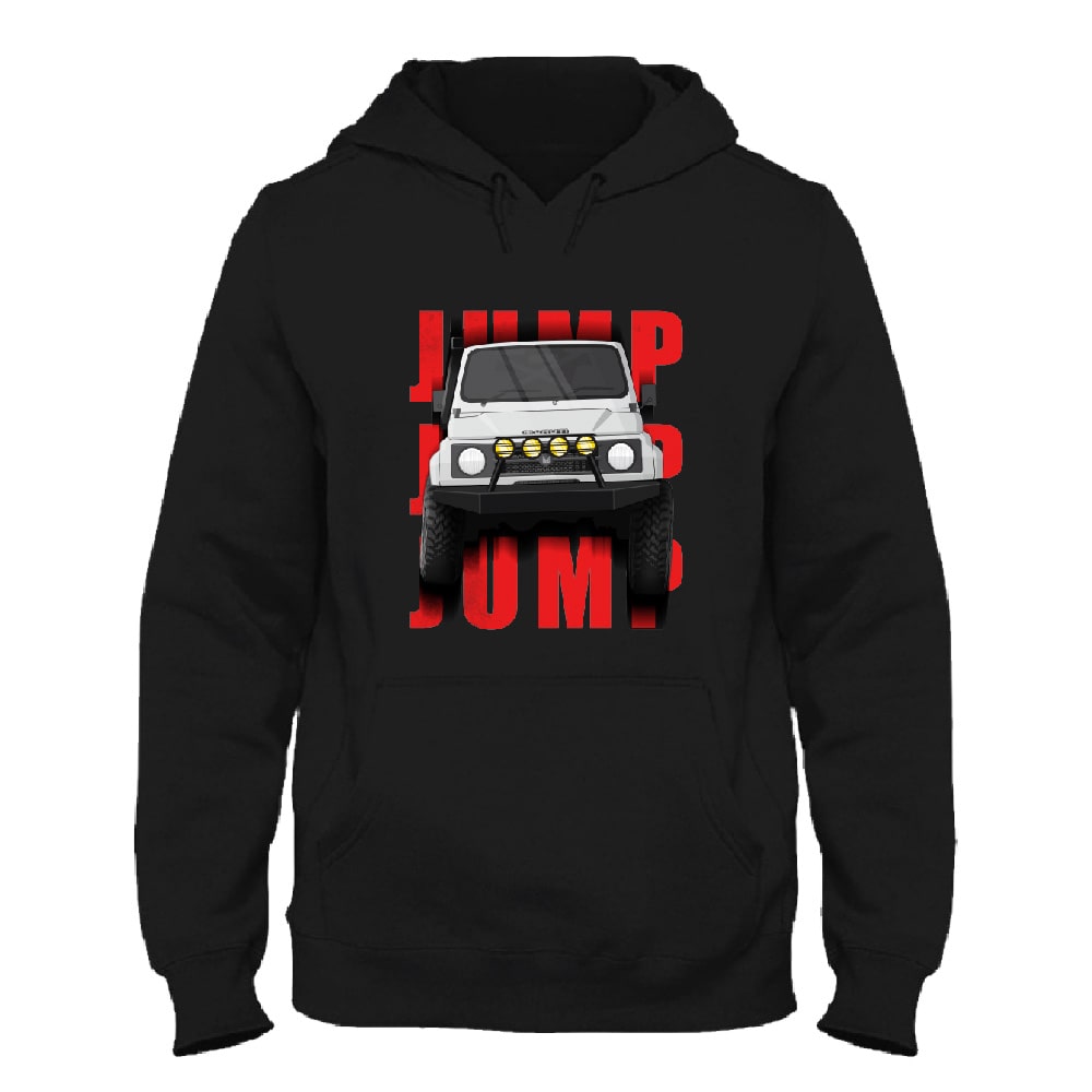 Maruti Gypsy Black Hoodie