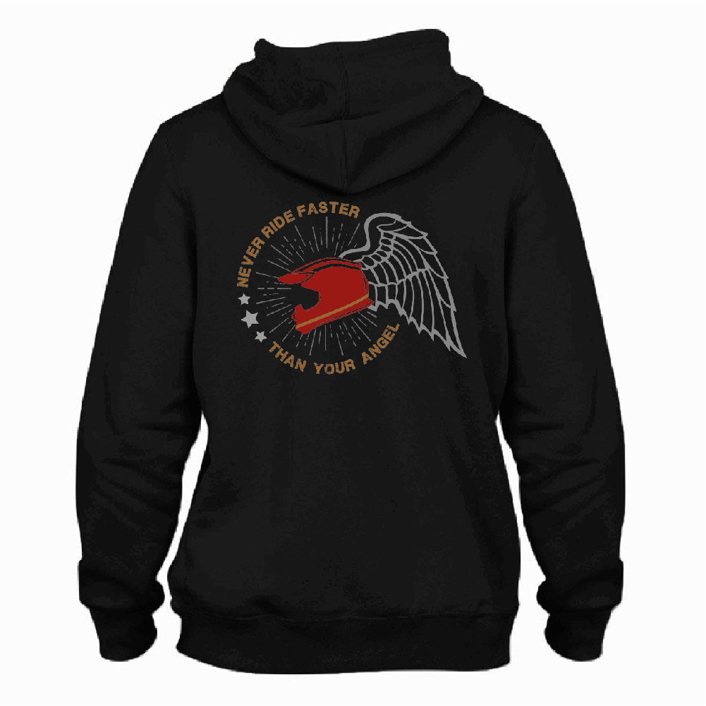 Niemals schneller Hoodie fahren