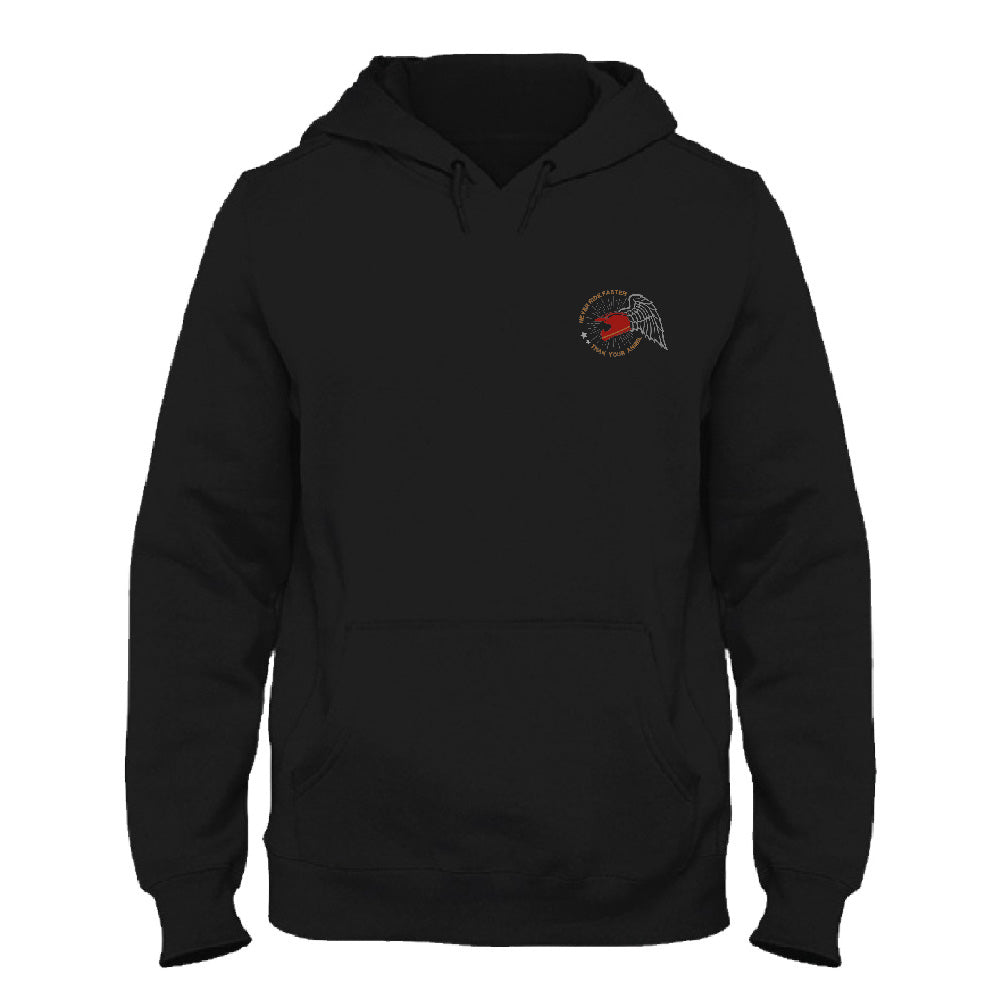 Niemals schneller Hoodie fahren