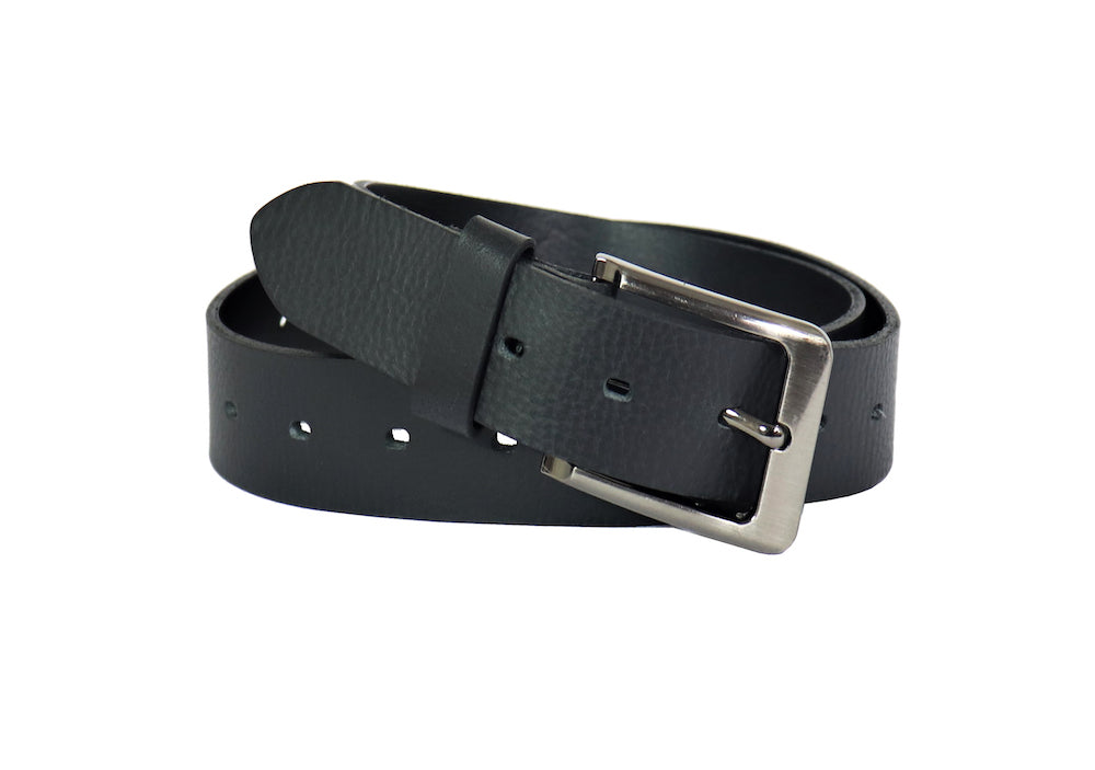 Classic Leather Belt (Black) | Waist: 36"