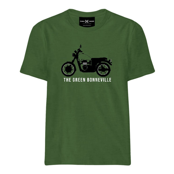Das grüne Bonneville 2 Olive T-Shirt