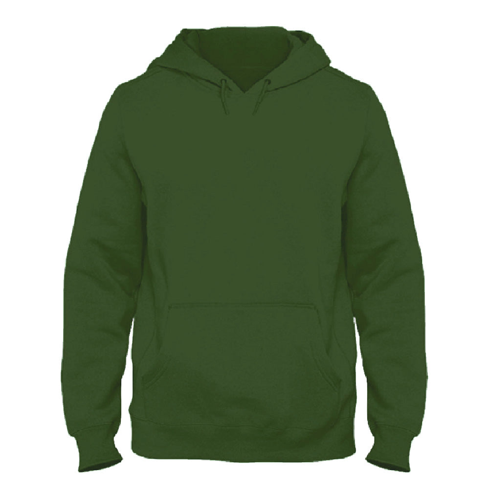 Einfacher olivgrüner Hoodie