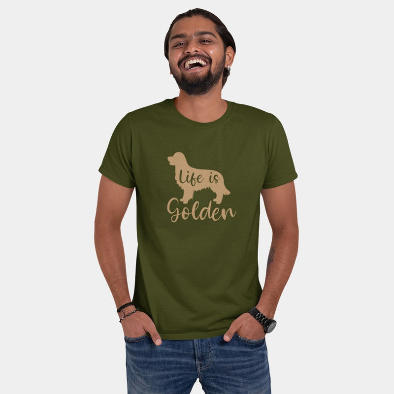 Golden Retriever Dog T-Shirt - ChrisCross.in