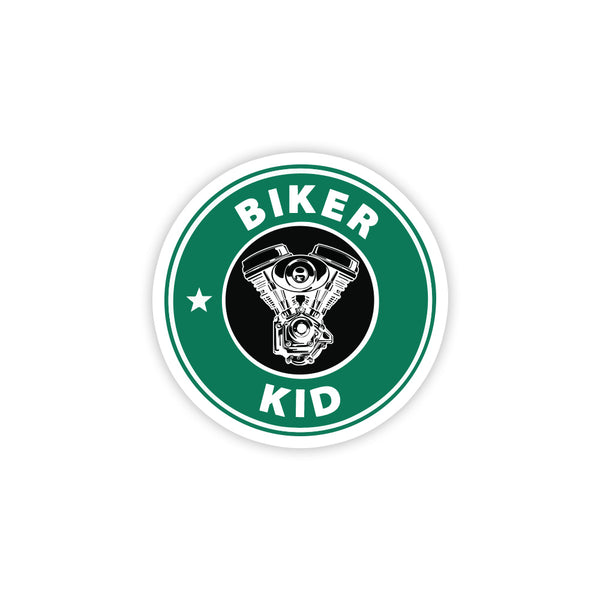 Biker Kid Sticker - ChrisCross.in