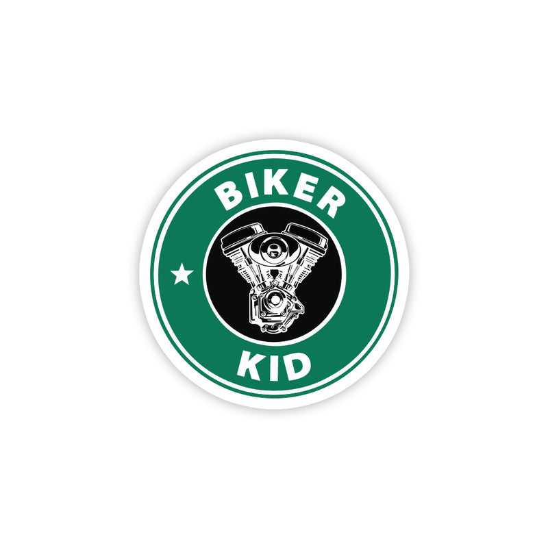 Biker Kid Sticker - ChrisCross.in