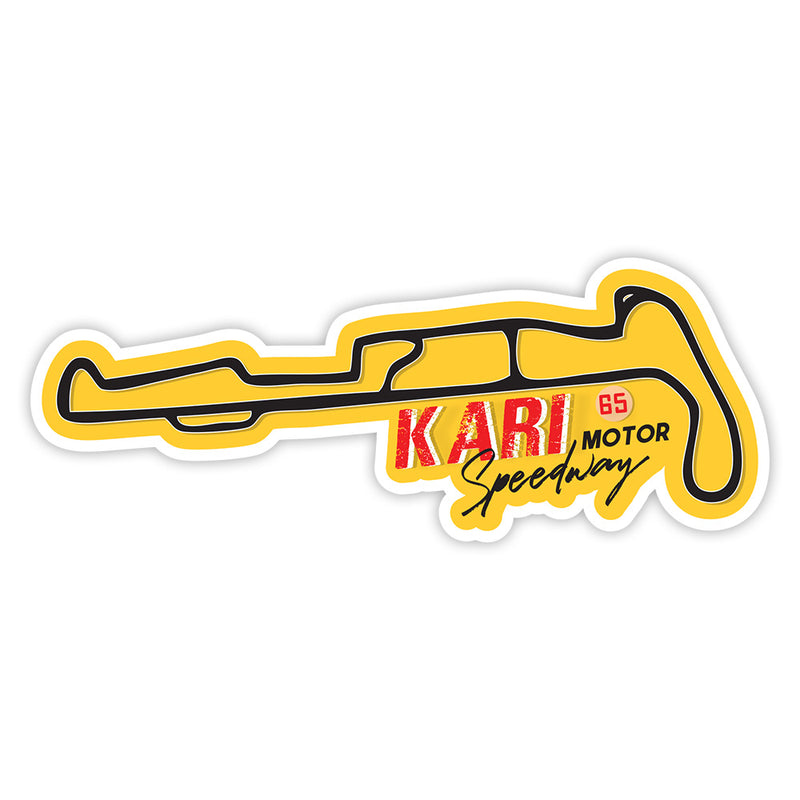 Kari Motor Speedway Sticker - ChrisCross.in