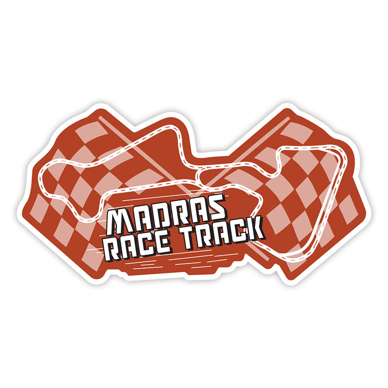 Madras Motor Race Track Sticker - ChrisCross.in
