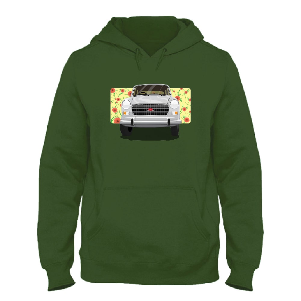 Fiat Premier Padmini Olive Green Hoodie