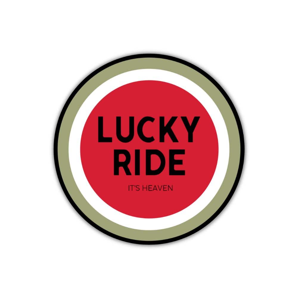 Lucky Ride Sticker