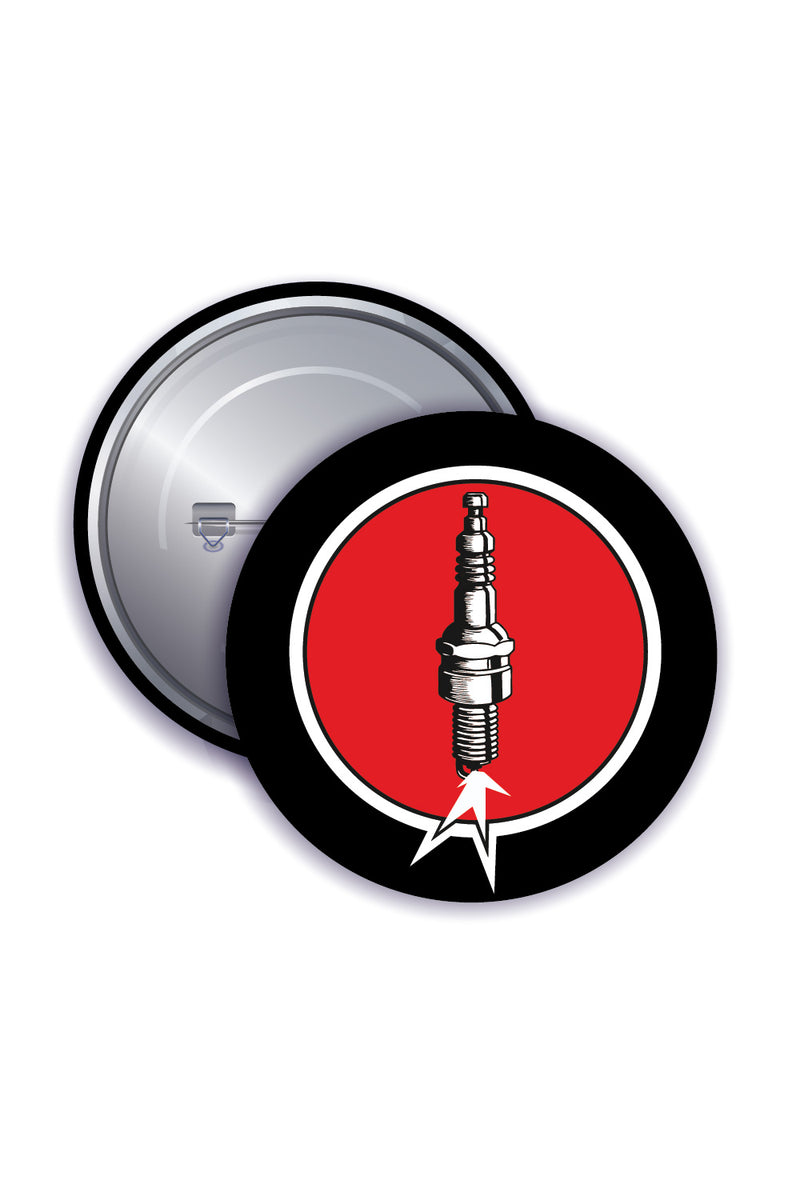 Button Badges - Spark Plug - ChrisCross.in