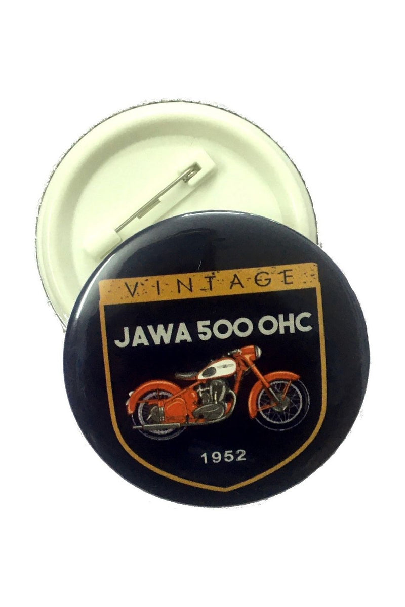 Button Badges - VIntage Jawa 500